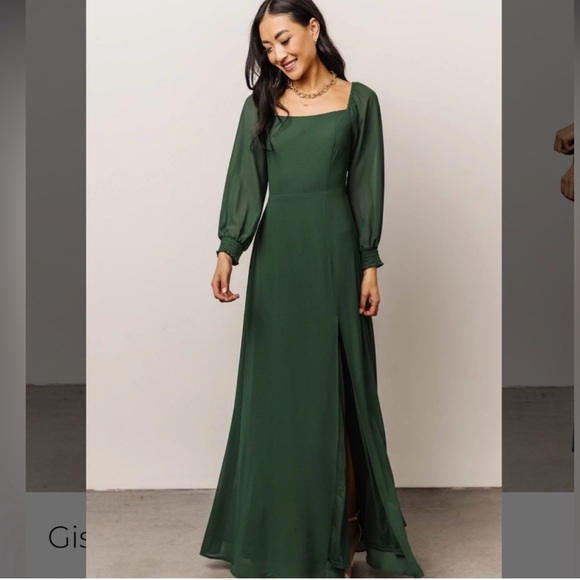 Baltic Born Giselle Evergreen Maxi Dress, Size Large - Picture 7 of 16